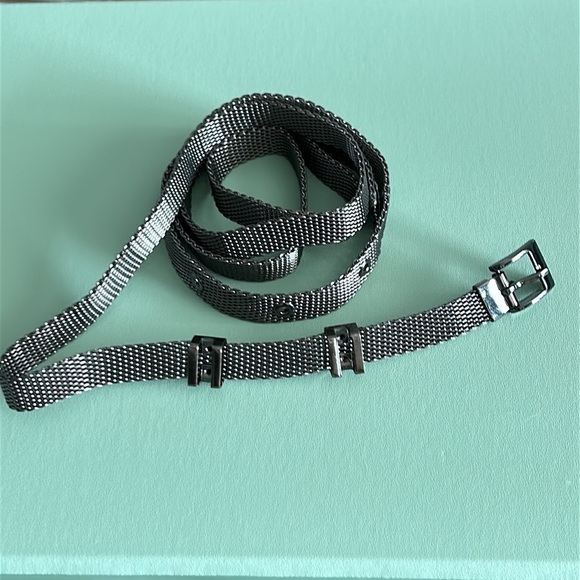 Helmet Lang Inspired Metal Chain Skinny Belt - Picture 1 of 11